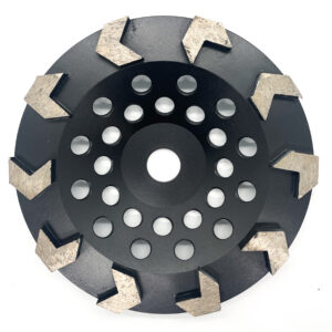 7" Arrow Cup Wheel 16 Grit Medium Bond