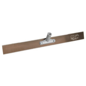 Kraft 18" Double 3/8" V-Notch Steel Rake Head