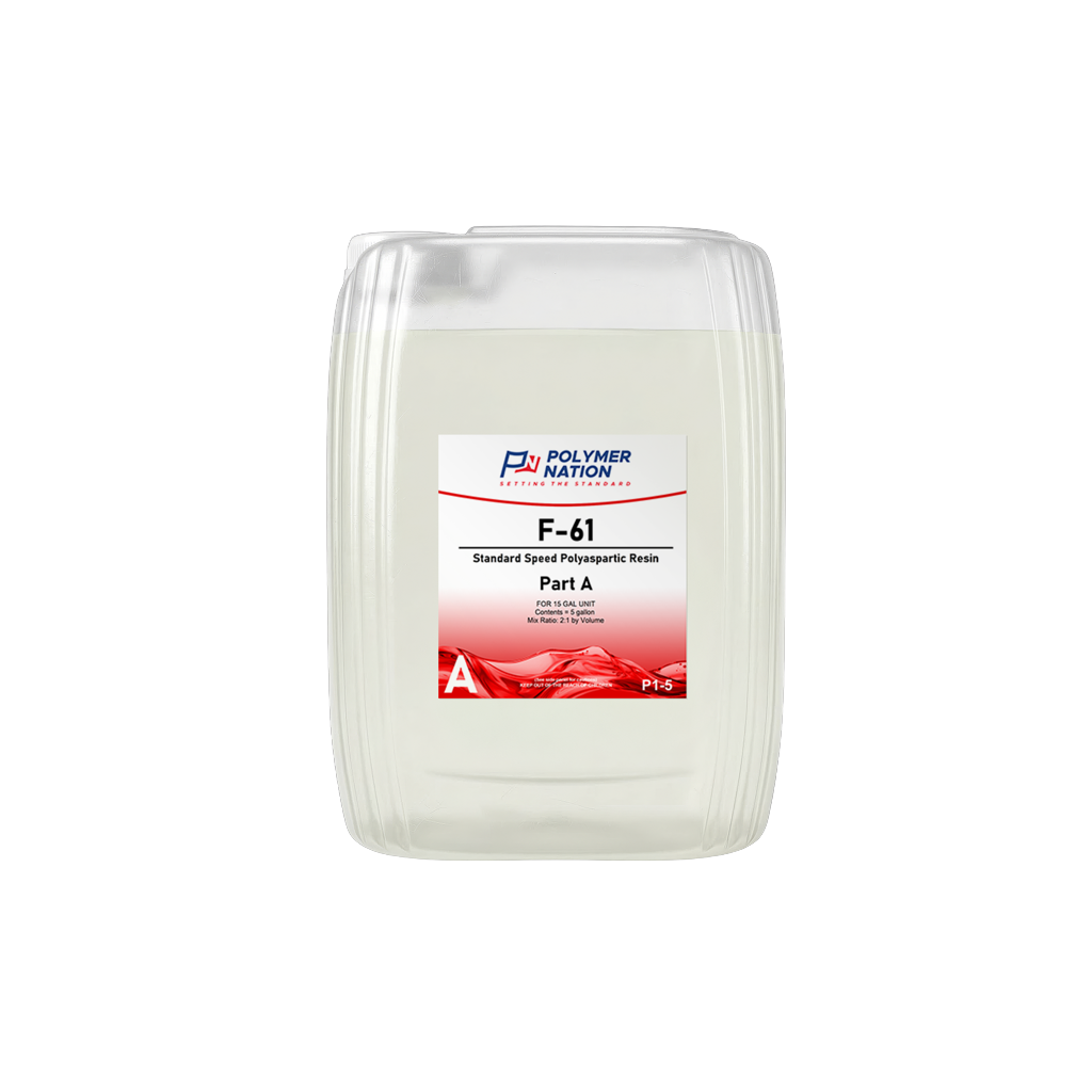 Polymer Nation F-61 Slow Speed Clear Polyaspartic - Image 2