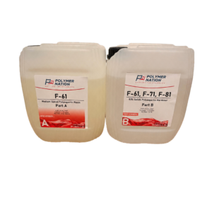 Polymer Nation F-61 Slow Speed Clear Polyaspartic