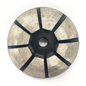 4" Radius Cup Wheel 30 Grit Medium Bond Threaded