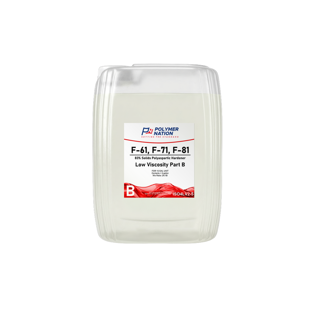 Polymer Nation F-61 Slow Speed Clear Polyaspartic - Image 3
