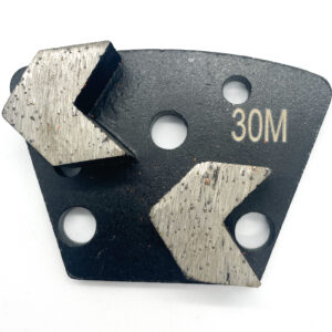 30 Grit Medium Bond Arrow Double Segment - 15mm