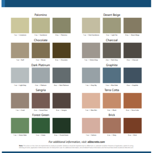 Elite Crete Systems, Portion Control Colorant, Concrete Overlay