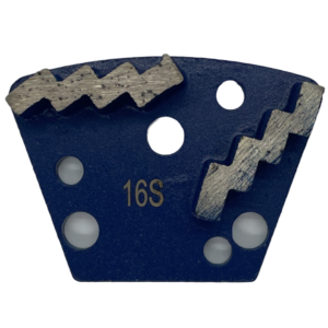 16 Grit Soft Bond Zig Zag Segment - 15MM