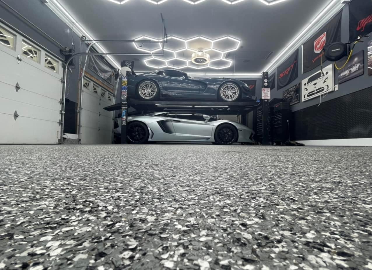 Flake Floor, Garage Floor, Garage Remodel, Torginol