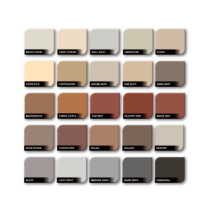 duravel, pigmented sealer, concrete color, concrete overlay, color chart